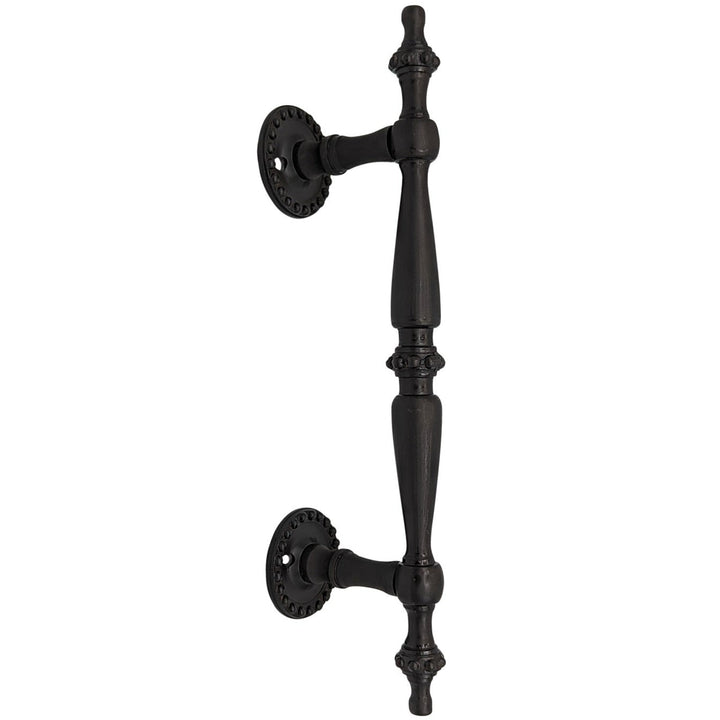 ##Antique Hardware## 9 3/4 Inch Overall (6 Inch C-C) Solid Brass Beaded Style Handle (Several Finishes Available)