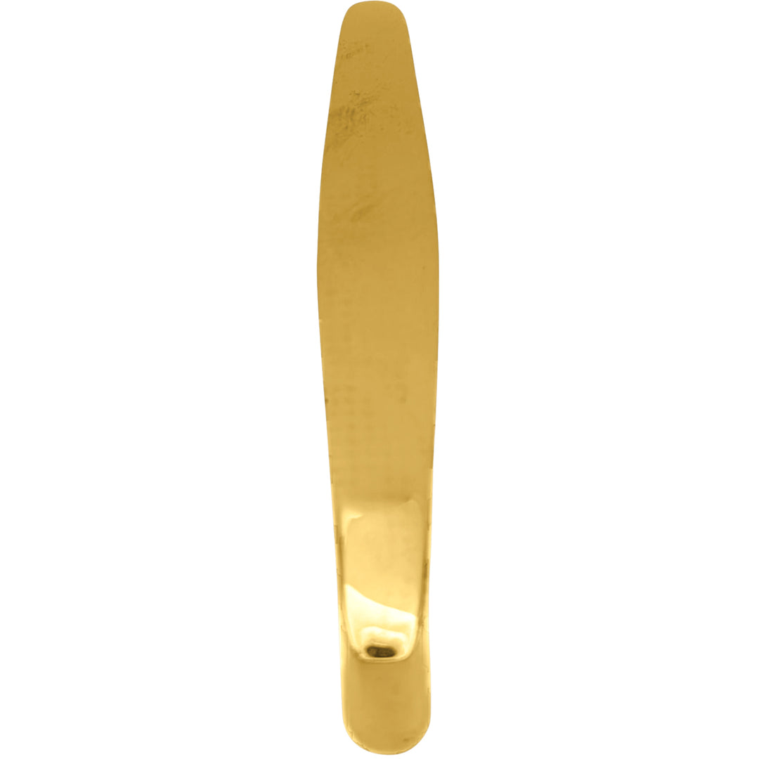 5 1/2 Inch Overall (5 Inch c-c) Solid Brass Traditional Pull (Several Finishes Available)