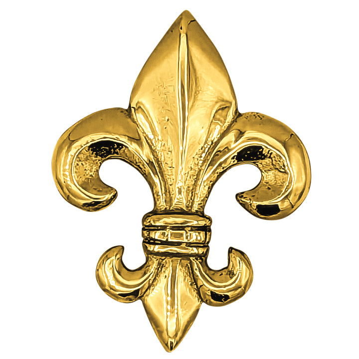 2 5/8 Inch Large Oversized Antique Fleur de Lis Cabinet & Furniture Knob (Several Finishes Available)
