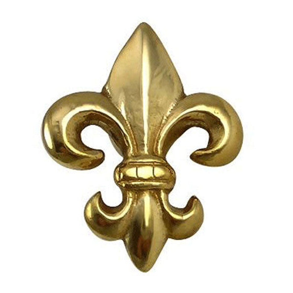 ##Antique Hardware## 1 5/8 Inch Fleur de Lis Cabinet & Furniture Knob