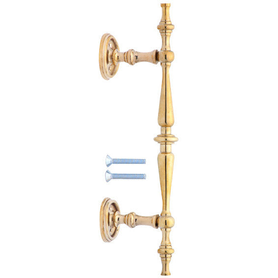 ##Antique Hardware## 9 1/2 Inch Overall (6 Inch C-C) Solid Brass Plain Style Handle (Several Finishes Available)