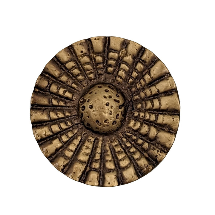 ##Antique Hardware## 1 Inch Art Deco Style Round Cabinet and Furniture Knob (Several Finishes Available)