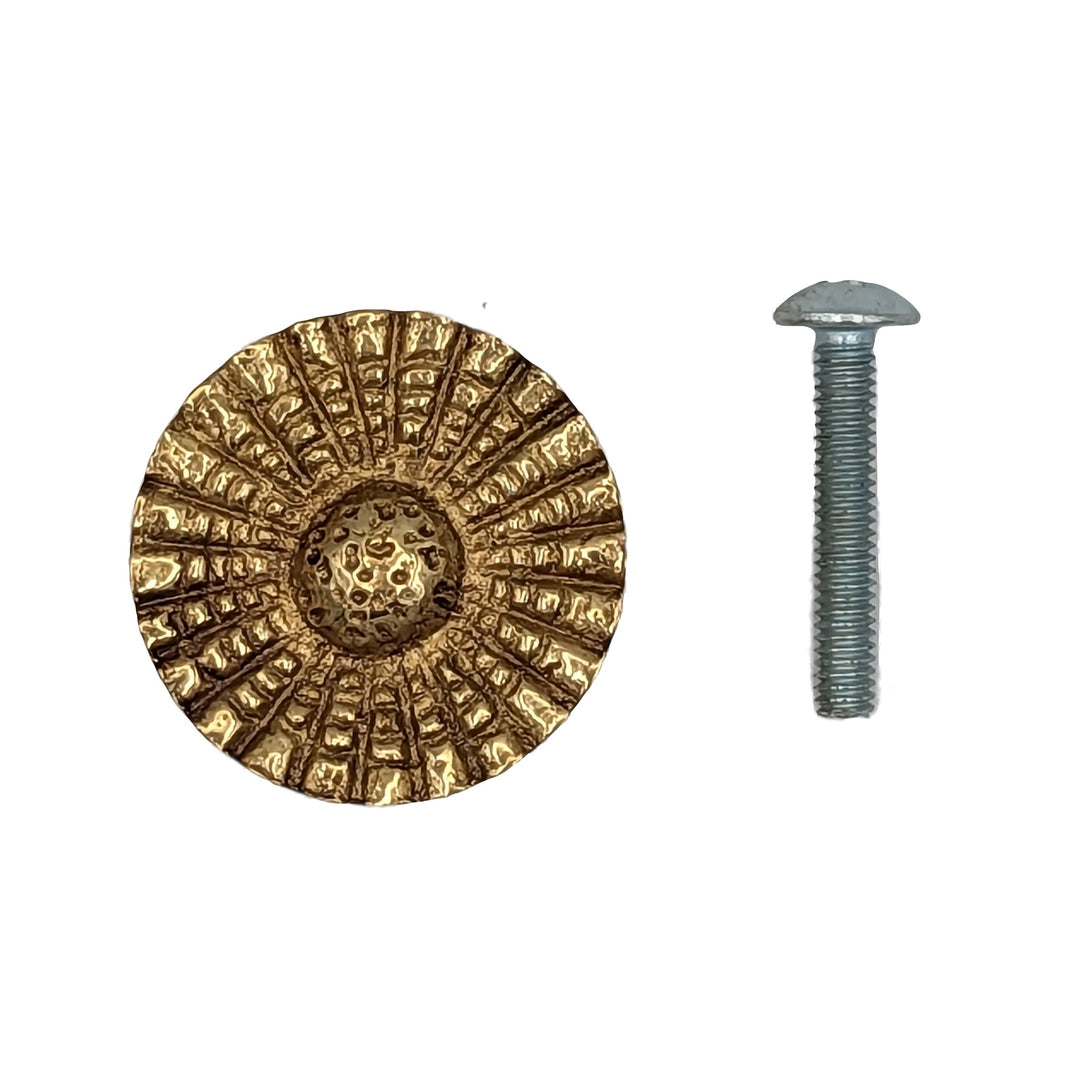 ##Antique Hardware## 1 Inch Art Deco Style Round Cabinet and Furniture Knob (Several Finishes Available)