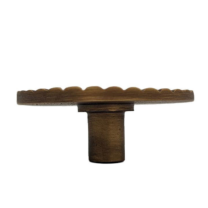 ##Antique Hardware## 2 Inch Solid Brass Art Deco Style Round Cabinet & Furniture Knob (Several Finishes Available)