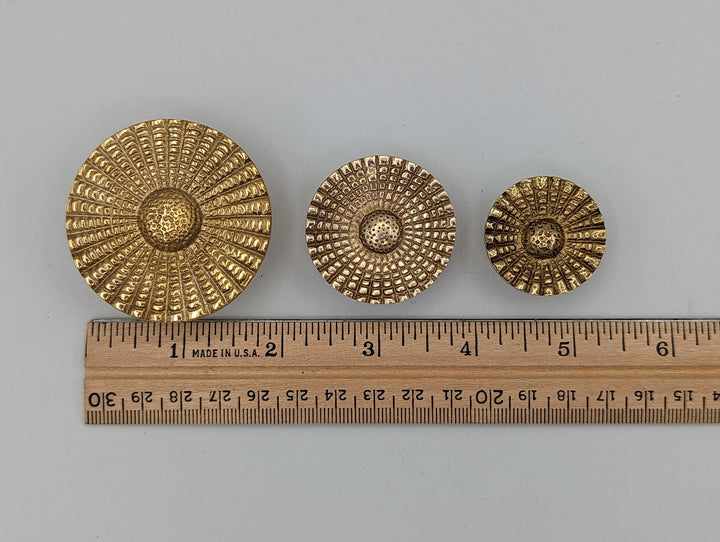 ##Antique Hardware## 2 Inch Solid Brass Art Deco Style Round Cabinet & Furniture Knob (Several Finishes Available)