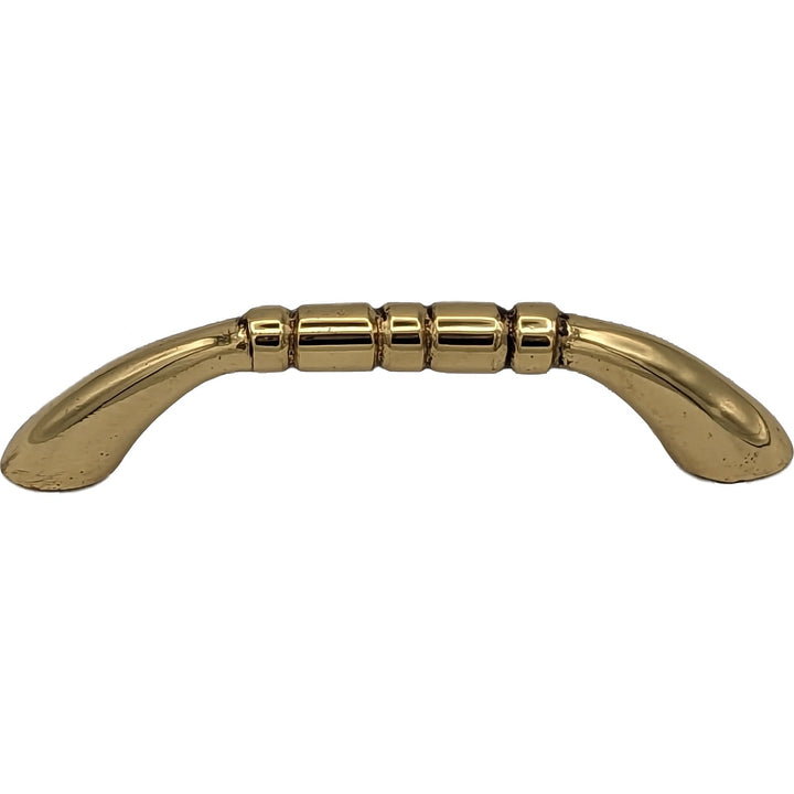 ##Antique Hardware## 3 1/2 Inch Overall (3 Inch c-c) Solid Brass Traditional Pull (Several Finishes Available)