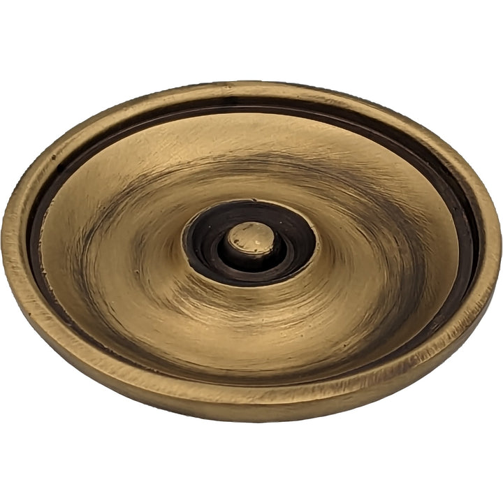 ##Antique Hardware## 2 5/8 Inch Modern Brass Round Disc Cabinet & Furniture Knob (Several Finishes Available)