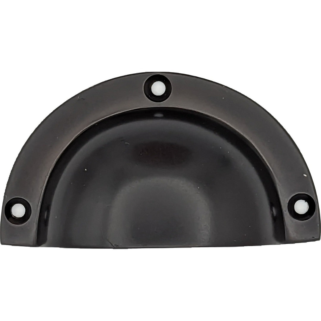 ##Antique Hardware## 3 1/2 Inch (3 Inch c-c) Solid Brass Traditional Cup Pull (Several Finishes Available)