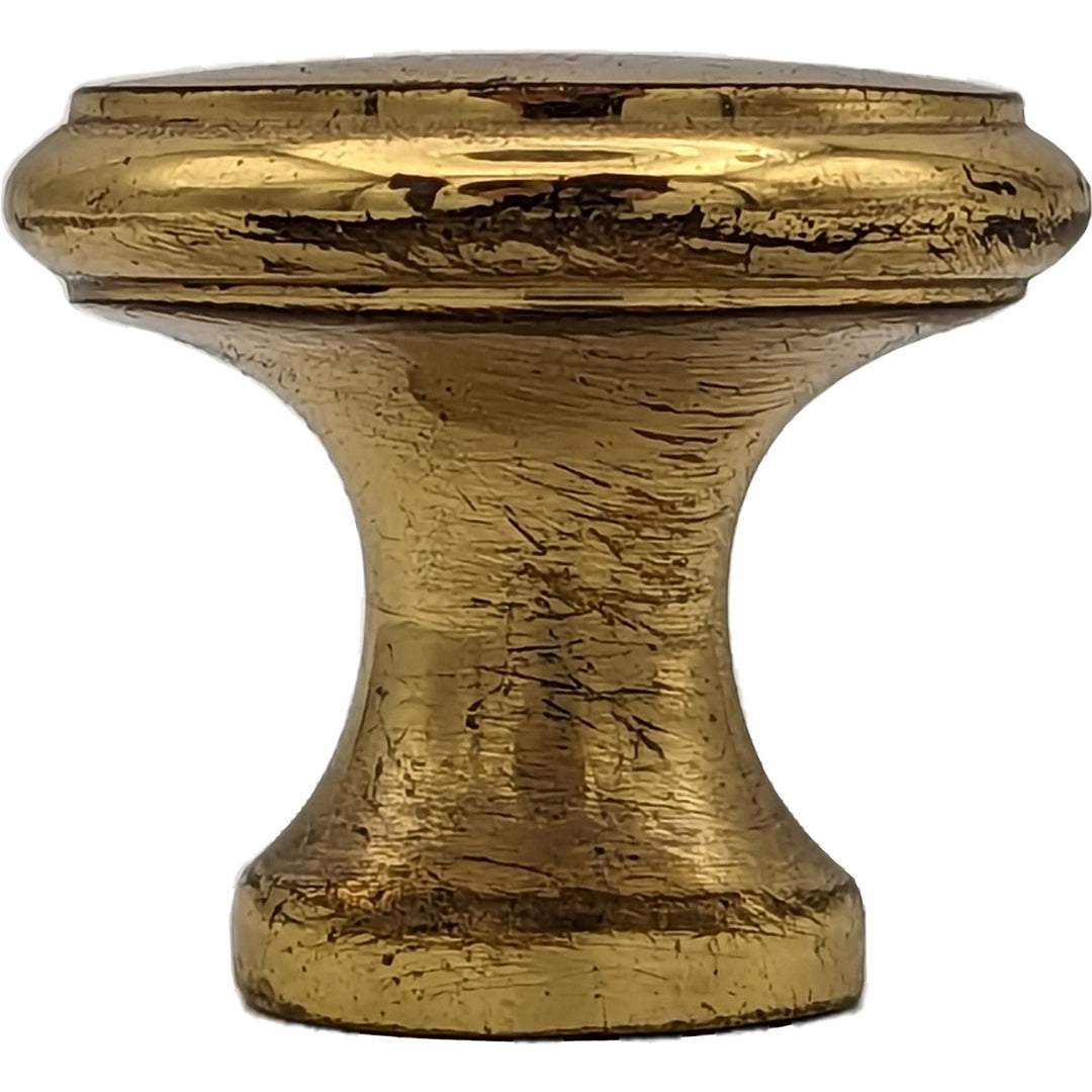 ##Antique Hardware## 1 Inch Brass Flat Top Cabinet & Furniture Knob (Several Finishes Available)