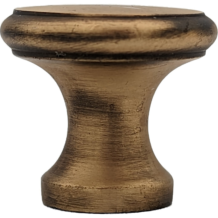 ##Antique Hardware## 1 Inch Brass Flat Top Cabinet & Furniture Knob (Several Finishes Available)