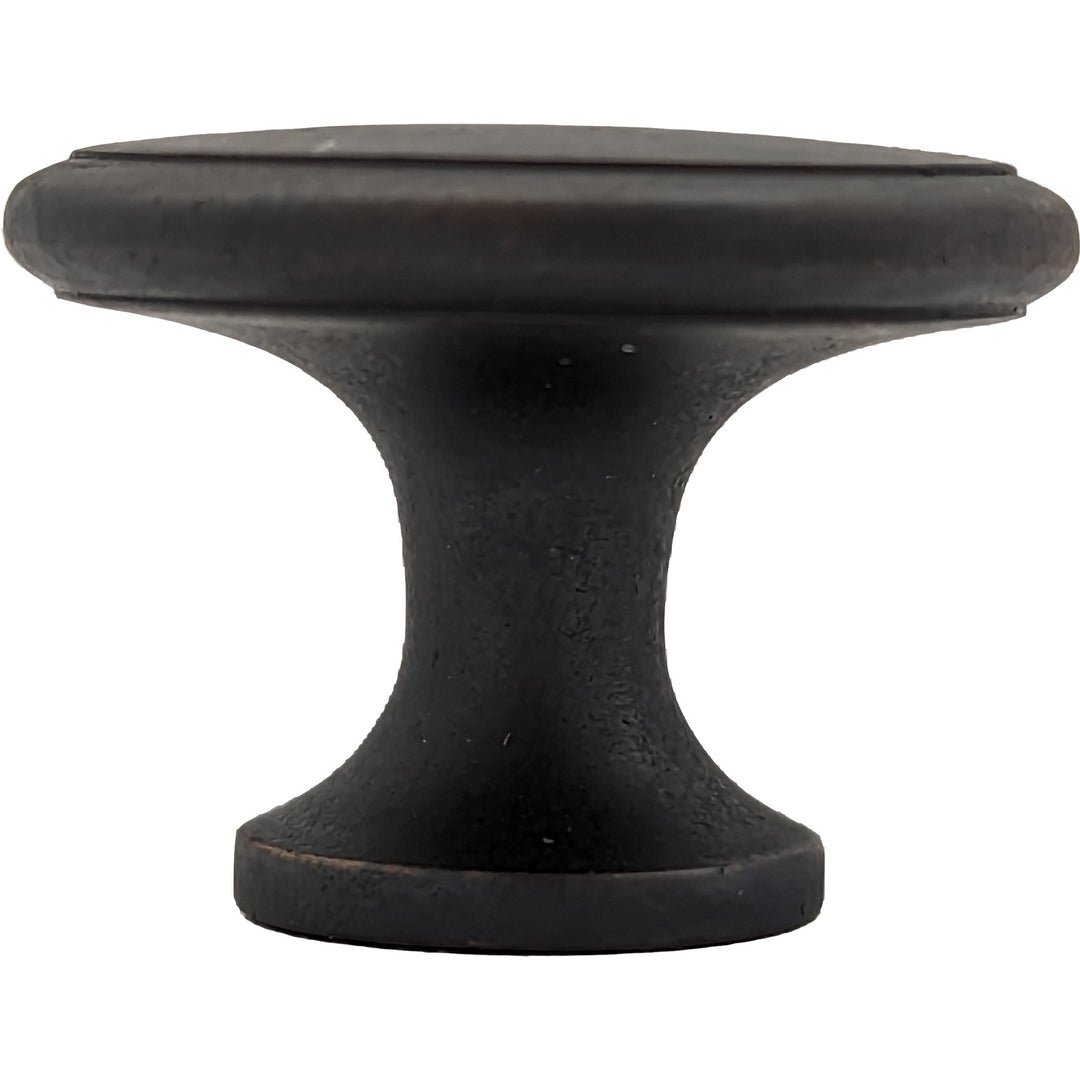 ##Antique Hardware## 1 1/2  Inch Brass Flat Top Cabinet & Furniture Knob (Several Finishes Available)