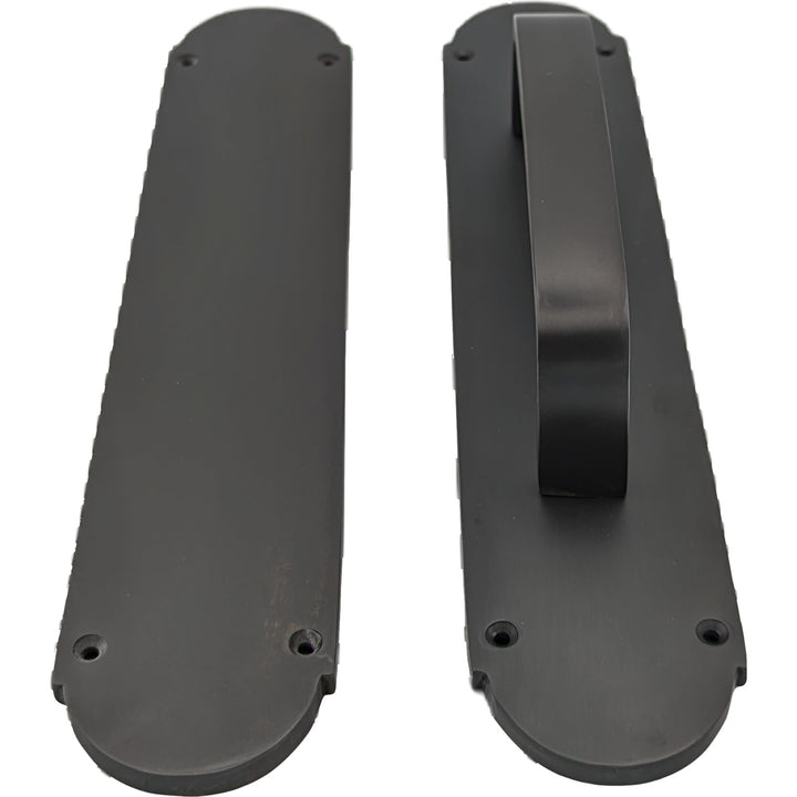 ##Antique Hardware## 12 Inch Traditional Style Door Push and Pull Plate Set (Several Finishes Available)