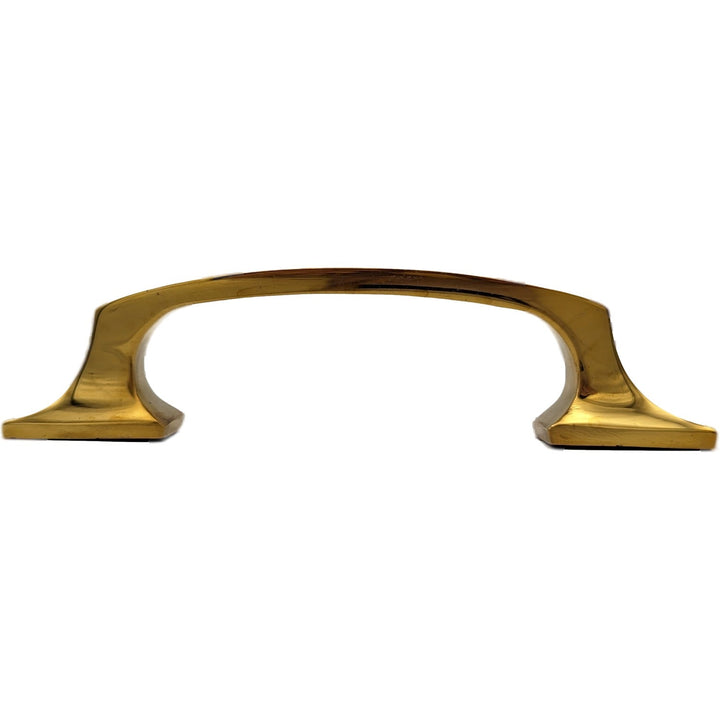 Antique Hardware 5 1/4 Inch Overall (3 3/4 Inch c-c) Traditional Solid Brass Pull CABINET PULL