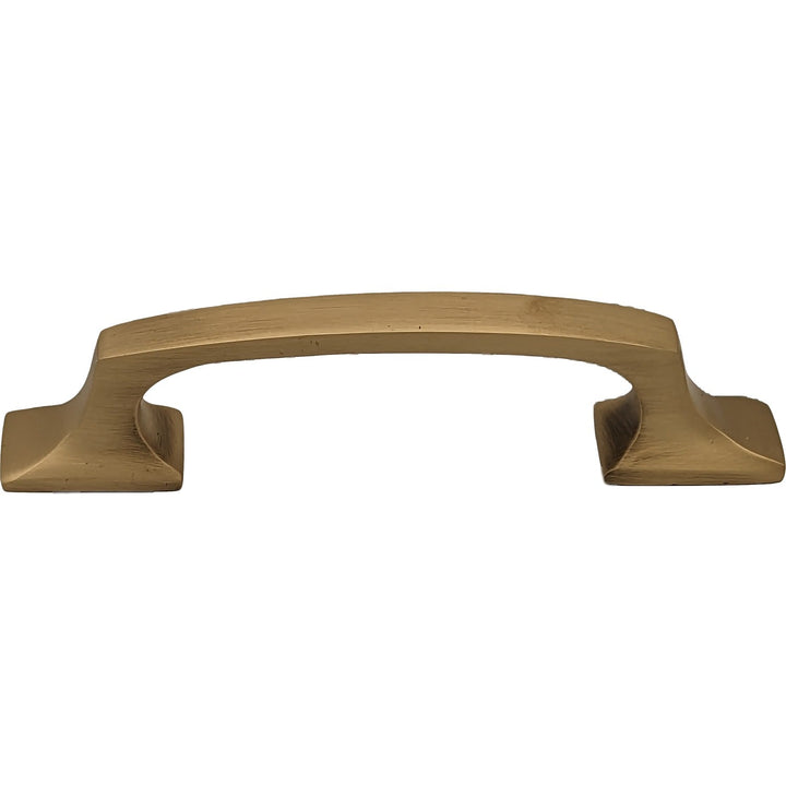 Antique Hardware 5 1/4 Inch Overall (3 3/4 Inch c-c) Traditional Solid Brass Pull CABINET PULL