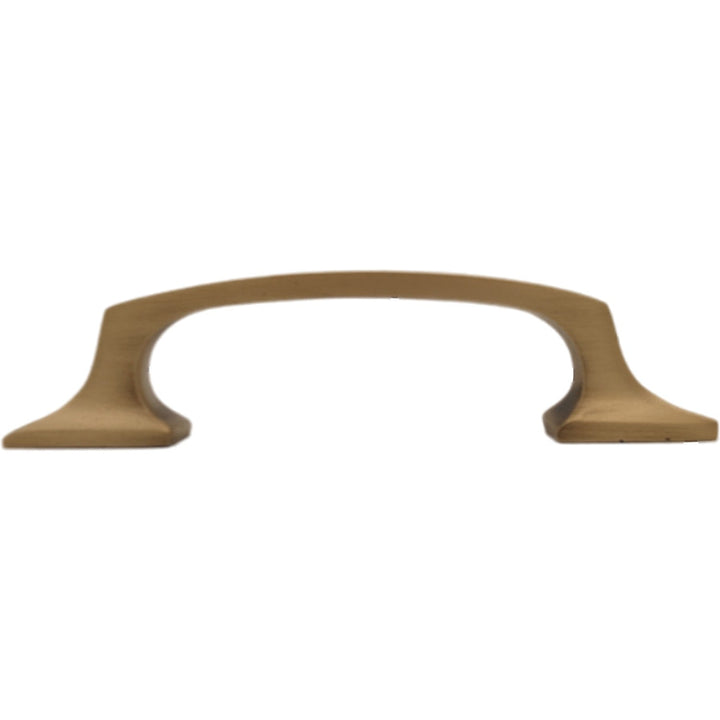 Antique Hardware 5 1/4 Inch Overall (3 3/4 Inch c-c) Traditional Solid Brass Pull CABINET PULL