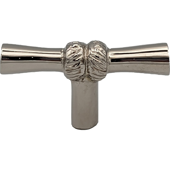 ##Antique Hardware## 2 Inch Solid Brass T Shape Japanese Bamboo Style Cabinet and Furniture Knob (Several Finishes Available)