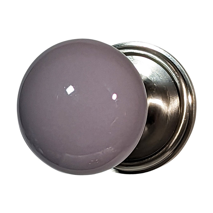 ##Antique Hardware## Traditional Rosette Door Set with Gray Porcelain Door Knobs (Several Finishes Available)