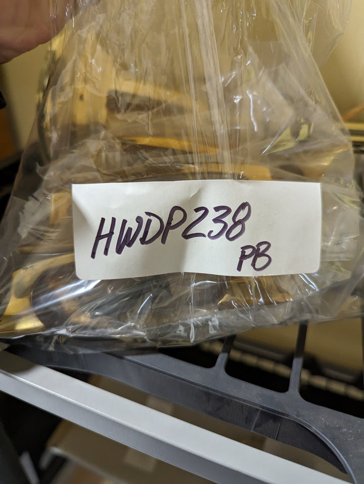 ##Antique Hardware## Open Box Sale Item 5 1/4 Inch Overall (3 3/4 Inch c-c) Traditional Solid Brass Pull (Polished Brass Finish)