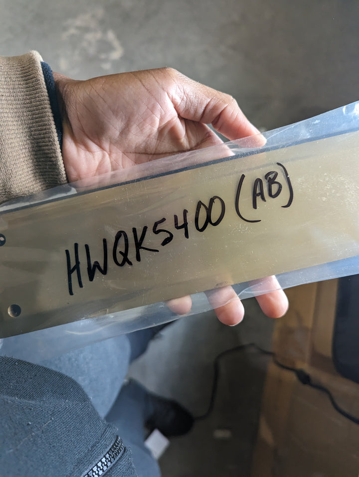 ##Antique Hardware## Open Box Sale Item 10 Inch Quaker Style Push Plate (Antique Brass Finish)