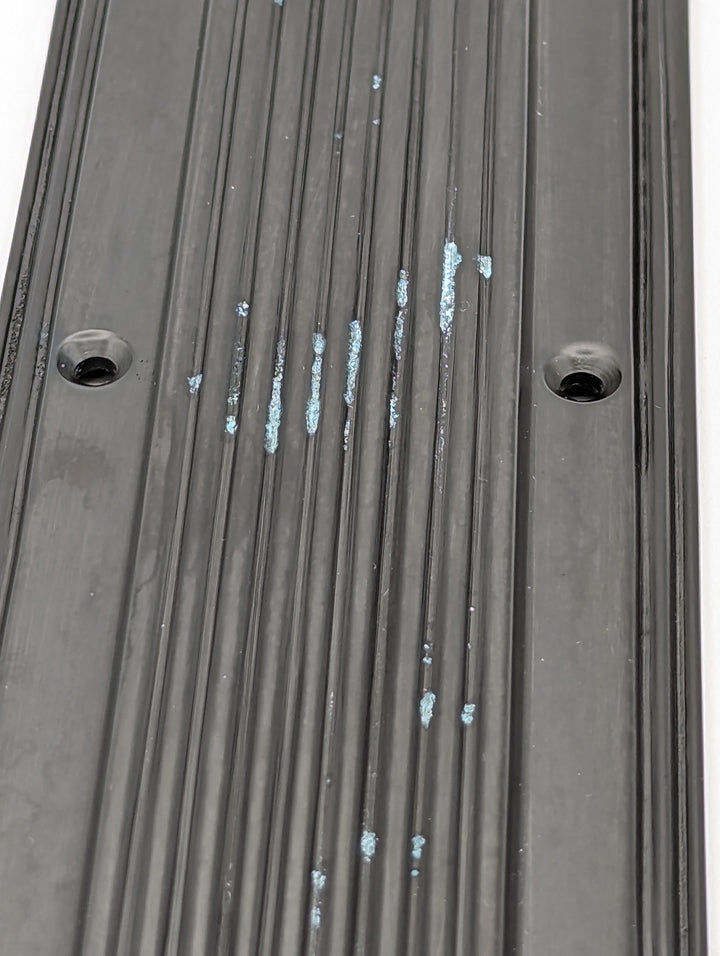 ##Antique Hardware## Open Box Sale Item 10 1/2 Inch Classic Art Deco Solid Brass Push Plate (Oil Rubbed Bronze Finish)