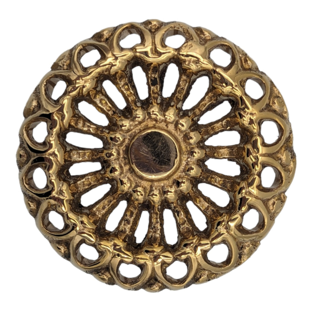 ##Antique Hardware## 1 1/2 Inch Reticulated Cabinet Knob (Several Finishes Available)