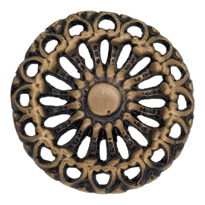 1 1/2 Inch Reticulated Cabinet Knob (Several Finishes Available)