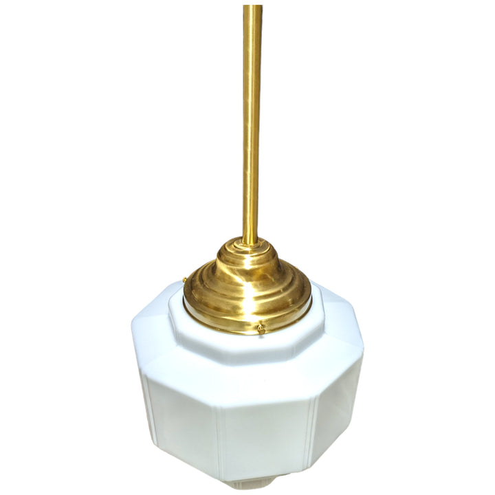 Antique Hardware 39 1/2 Inch Manhattan Skyscraper Grandeur Style Bar Light (Satin Brass Finish) 