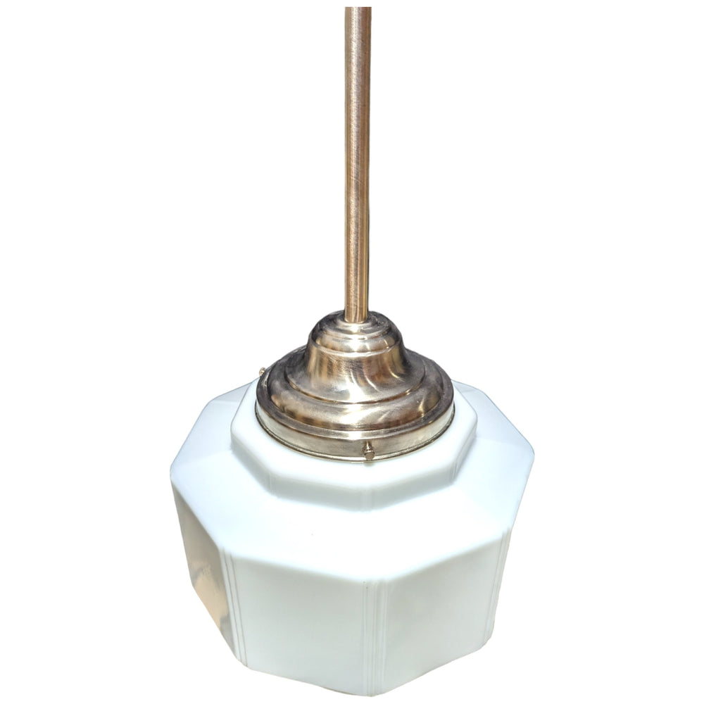 Antique Hardware 39 1/2 Inch Manhattan Skyscraper Grandeur Style Bar Light (Satin Nickel Finish) 