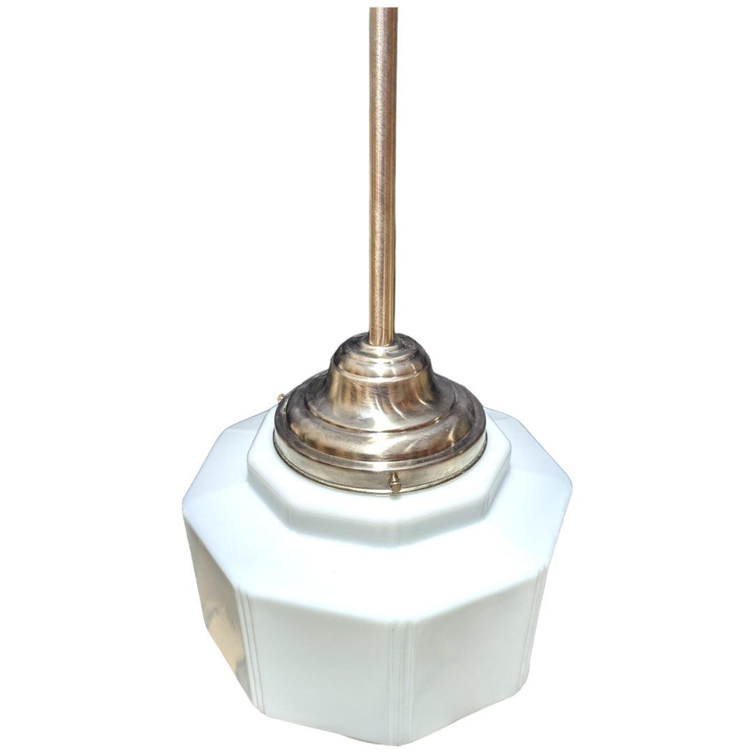 Antique Hardware 39 1/2 Inch Manhattan Skyscraper Grandeur Style Bar Light (Satin Nickel Finish) 