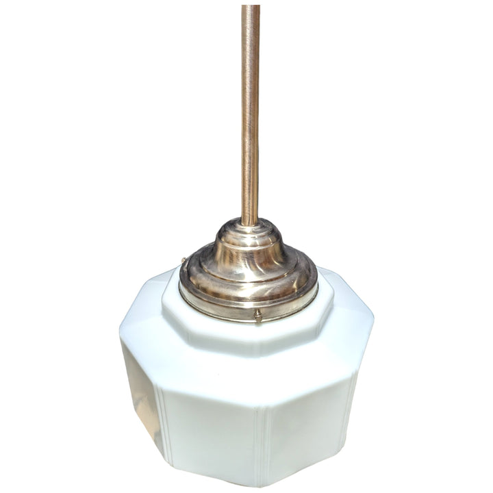 Antique Hardware 39 1/2 Inch Manhattan Skyscraper Grandeur Style Bar Light (Satin Nickel Finish) 