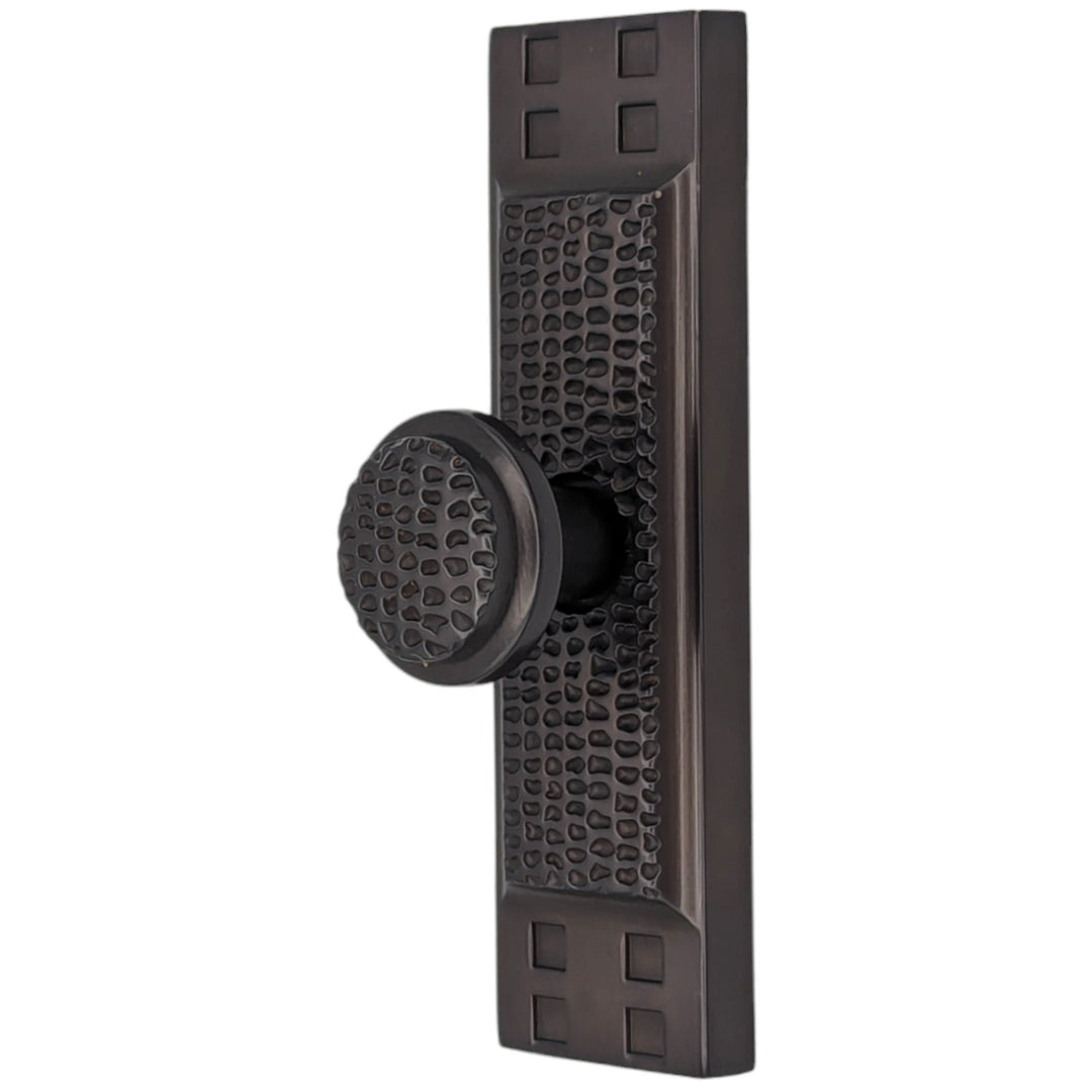 ##Antique Hardware## 3 1/2 Inch (3 Inch c-c) Solid Brass Craftsman Cabinet Knob (Several Finishes Available)