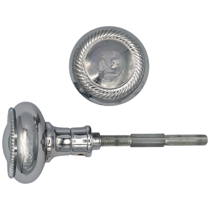 Antique Hardware Georgian Roped Solid Brass Spare Door Knob Set (Several Finishes Available) SPARE DOORKNOBS