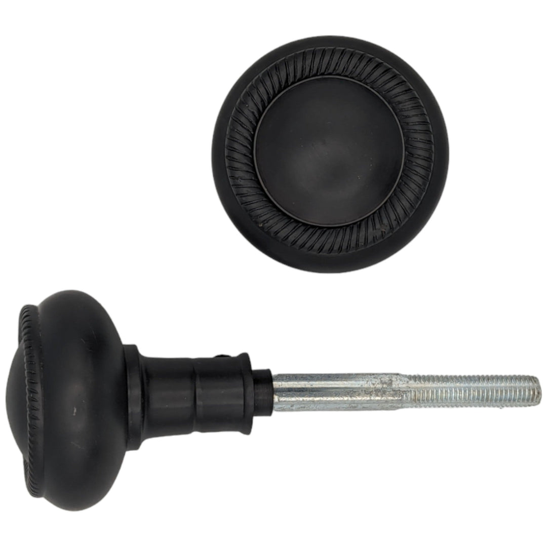 Antique Hardware Georgian Roped Solid Brass Spare Door Knob Set (Several Finishes Available) SPARE DOORKNOBS