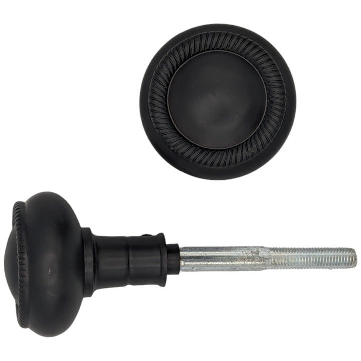 Antique Hardware Georgian Roped Solid Brass Spare Door Knob Set (Several Finishes Available) SPARE DOORKNOBS