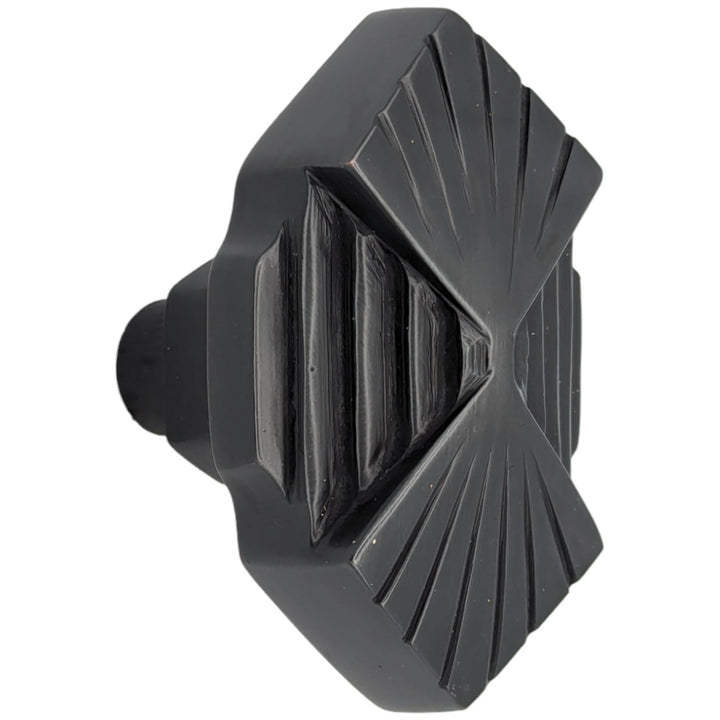 Antique Hardware Art Deco Fanfare Solid Brass Spare Door Knob Set (Several Finishes Available) SPARE DOORKNOBS