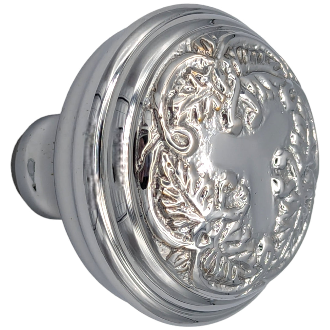 Antique Hardware Floral Leaf Solid Brass Spare Door Knob Set (Several Finishes Available) SPARE DOORKNOBS