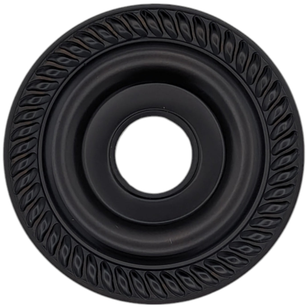 ##Antique Hardware## Georgian Rope Style Solid Brass Rosette Plates (Several Finishes Available)