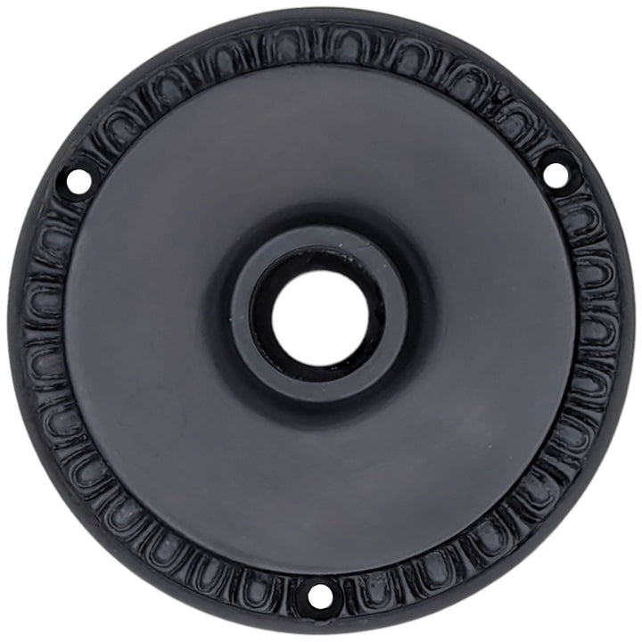 ##Antique Hardware## Egg & Dart Solid Brass Rosette (Several Finishes Available)