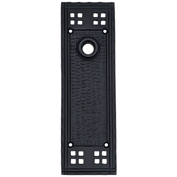 ##Antique Hardware## Craftsman Style Solid Brass Backplate (Several Finishes Available)