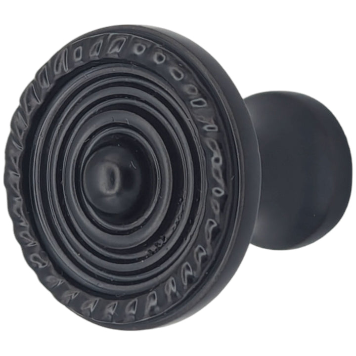 Antique Hardware 1 1/8 Inch Solid Brass Patterned Cabinet & Furniture Knob (Several Finishes Available) ANTIQUE CABINET HARDWARE