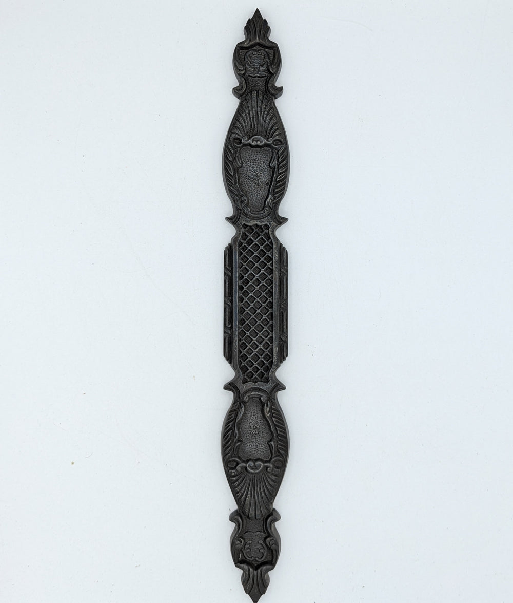 ##Antique Hardware## Open Box Sale Item 15 3/4 Inch Push Plate (Oil Rubbed Bronze Finish)