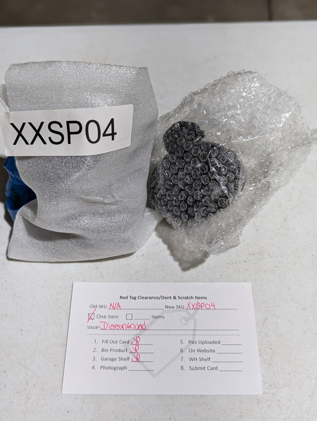 Open Box Sale Item Beaded Solid Brass Spare Door Knob Set (Oil Rubbed Bronze Finish)