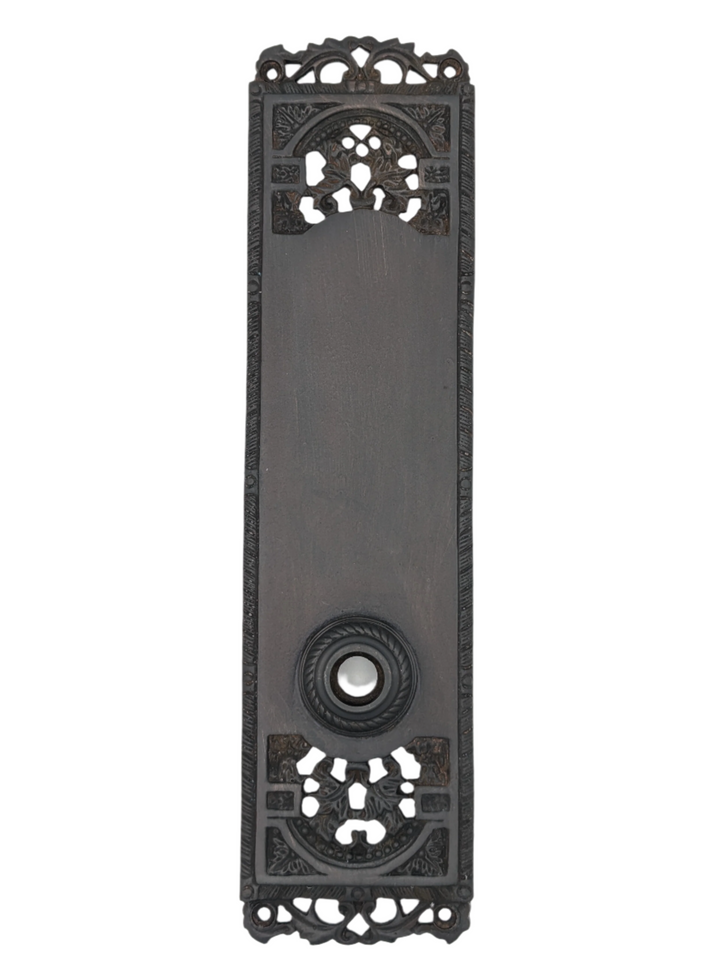 ##Antique Hardware## Open Box Sale Item Cornice Plate (Oil Rubbed Bronze Finish)