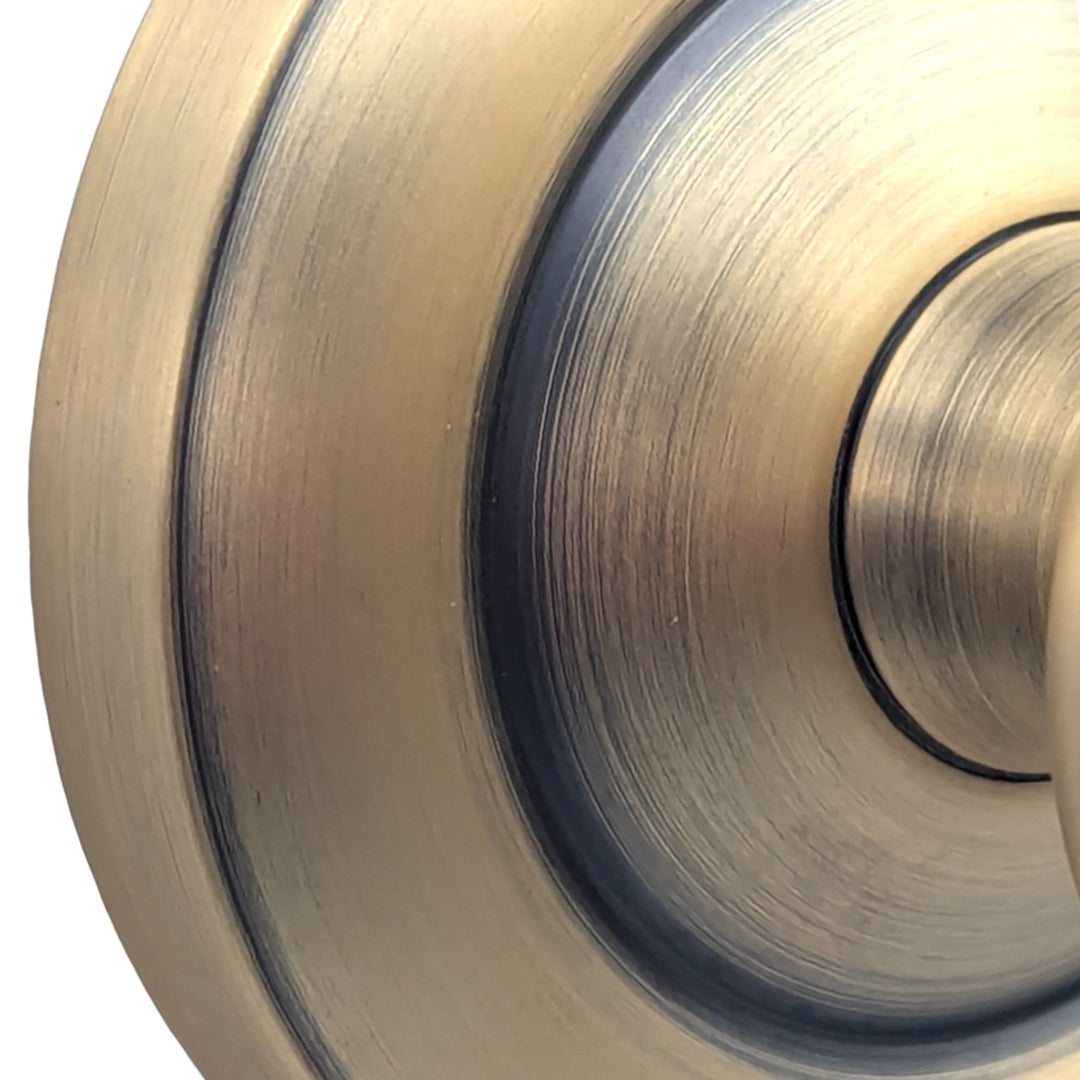 ##Antique Hardware## Magnifique™ Classic Door Set with Brown Porcelain Knobs (Several Finishes Available)