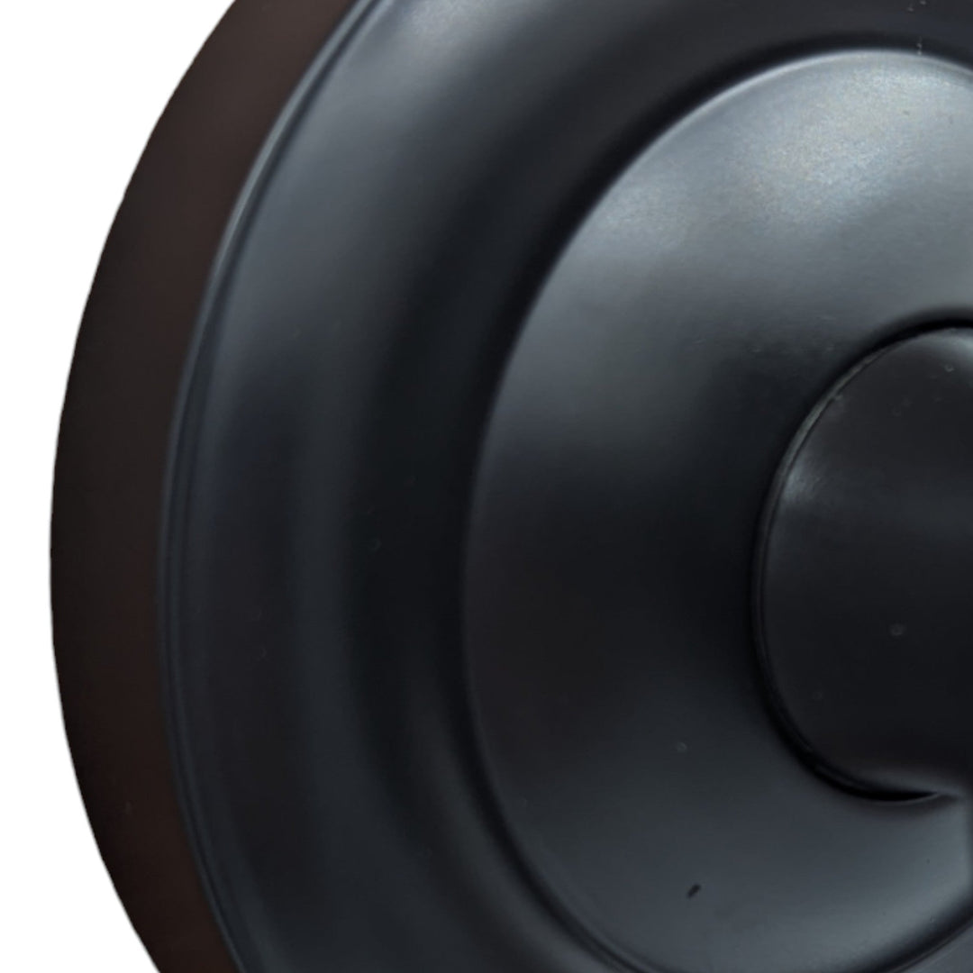 ##Antique Hardware## Magnifique™ Classic Door Set with Black Porcelain Knobs (Several Finishes Available)