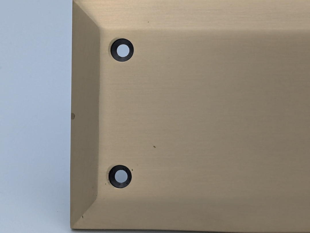 ##Antique Hardware## Open Box Sale Item 10 Inch Quaker Style Push Plate (Antique Brass Finish)