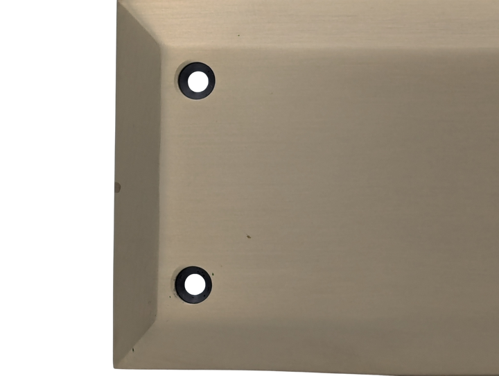 10 Inch Quaker Style Push Plate (Antique Brass Finish)