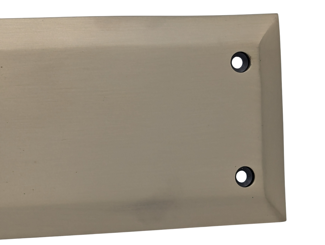 10 Inch Quaker Style Push Plate (Antique Brass Finish)