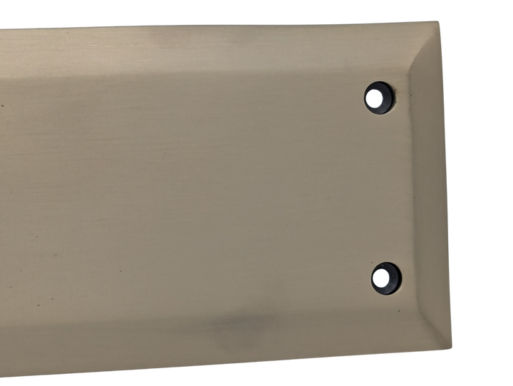 10 Inch Quaker Style Push Plate (Antique Brass Finish)