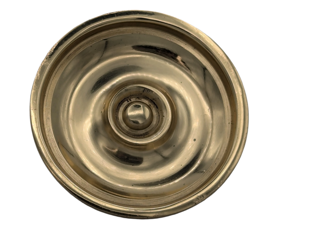 ##Antique Hardware## Open Box Sale Item 2 5/8 Inch Modern Brass Round Disc Cabinet & Furniture Knob